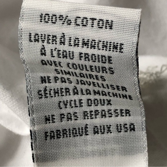 Michael Lauren White Cotton Oversized Dolman Sleeve Top - Picture 7 of 10